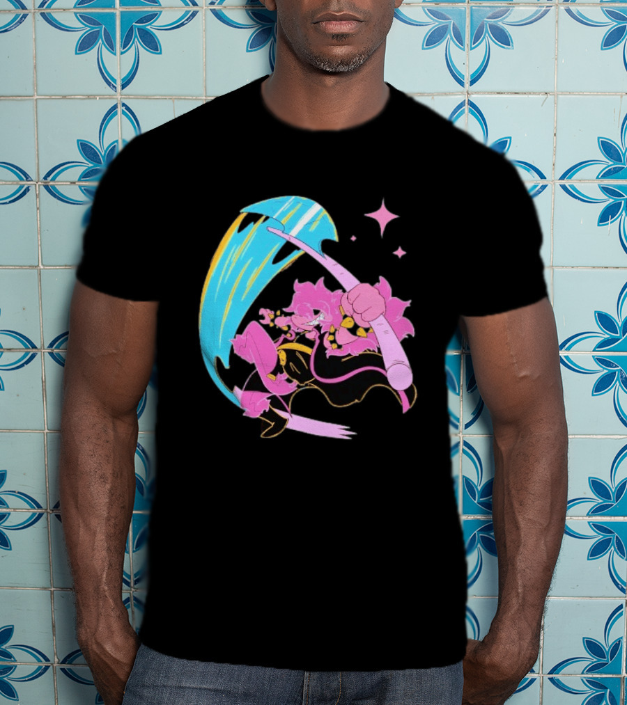 Deltarune Rudebuster Axe Character Slash Attack T-Shirt