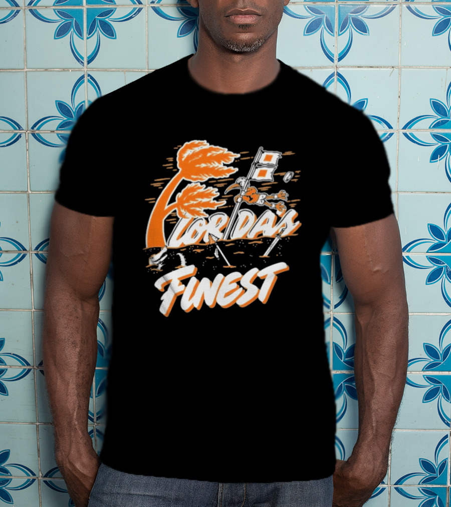 Miami Hurricanes Florida's Finest Palm Tree T-Shirt