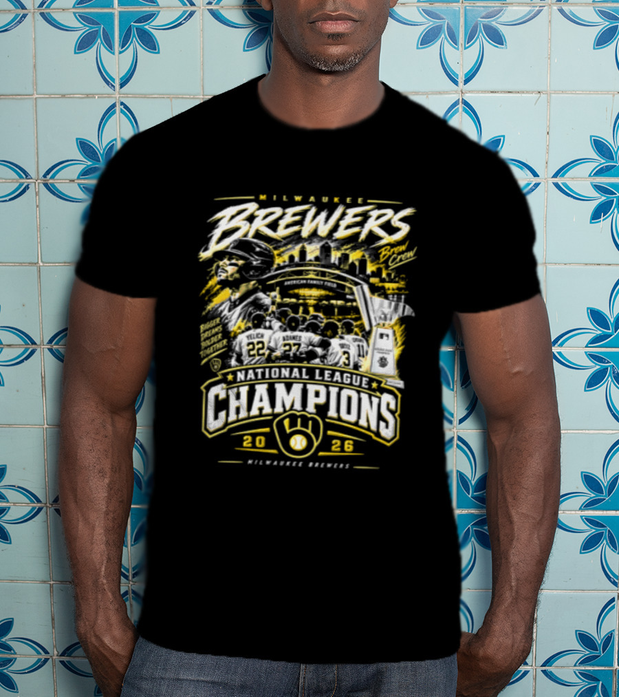 Milwaukee Brewers 2026 National League Champions MLB T-Shirt