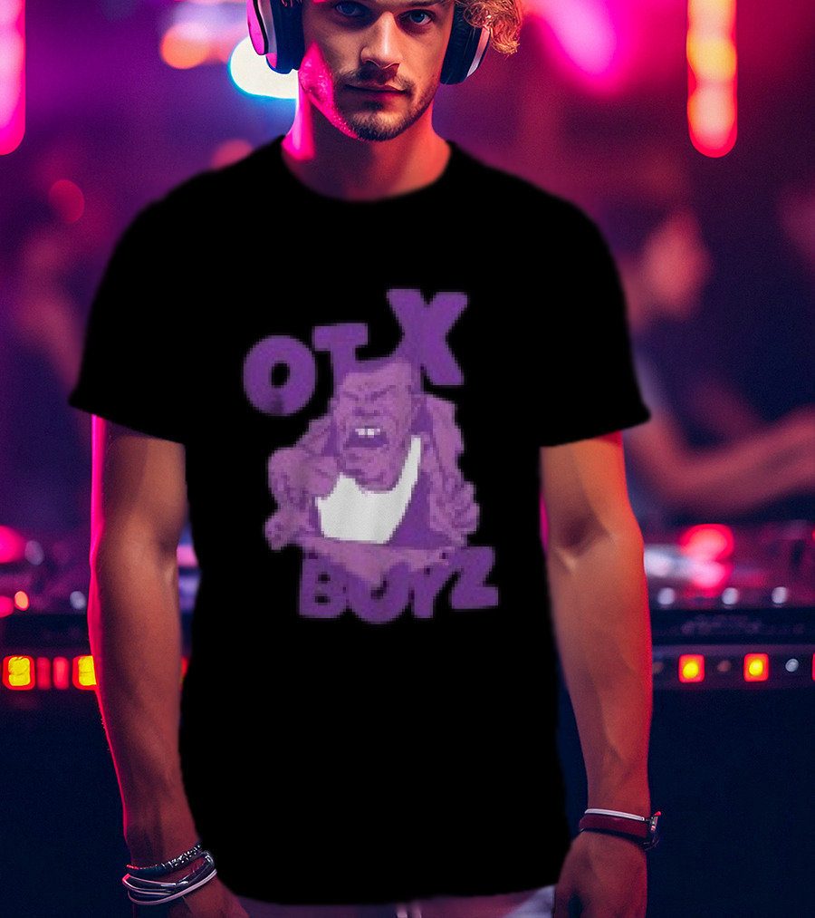OTX Boyz Purple Character Geezy World Store Breakout T-Shirt