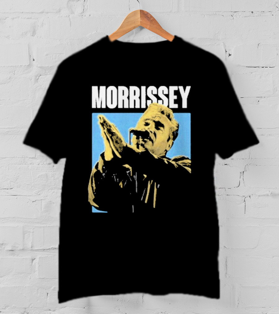 Morrissey Pop Praise Iconic Clapping Microphone T-Shirt