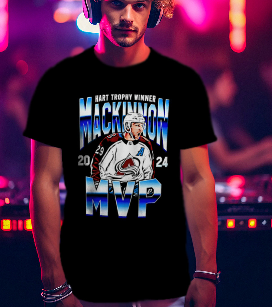 Nathan MacKinnon 2024 Hart Trophy Winner MVP T-Shirt