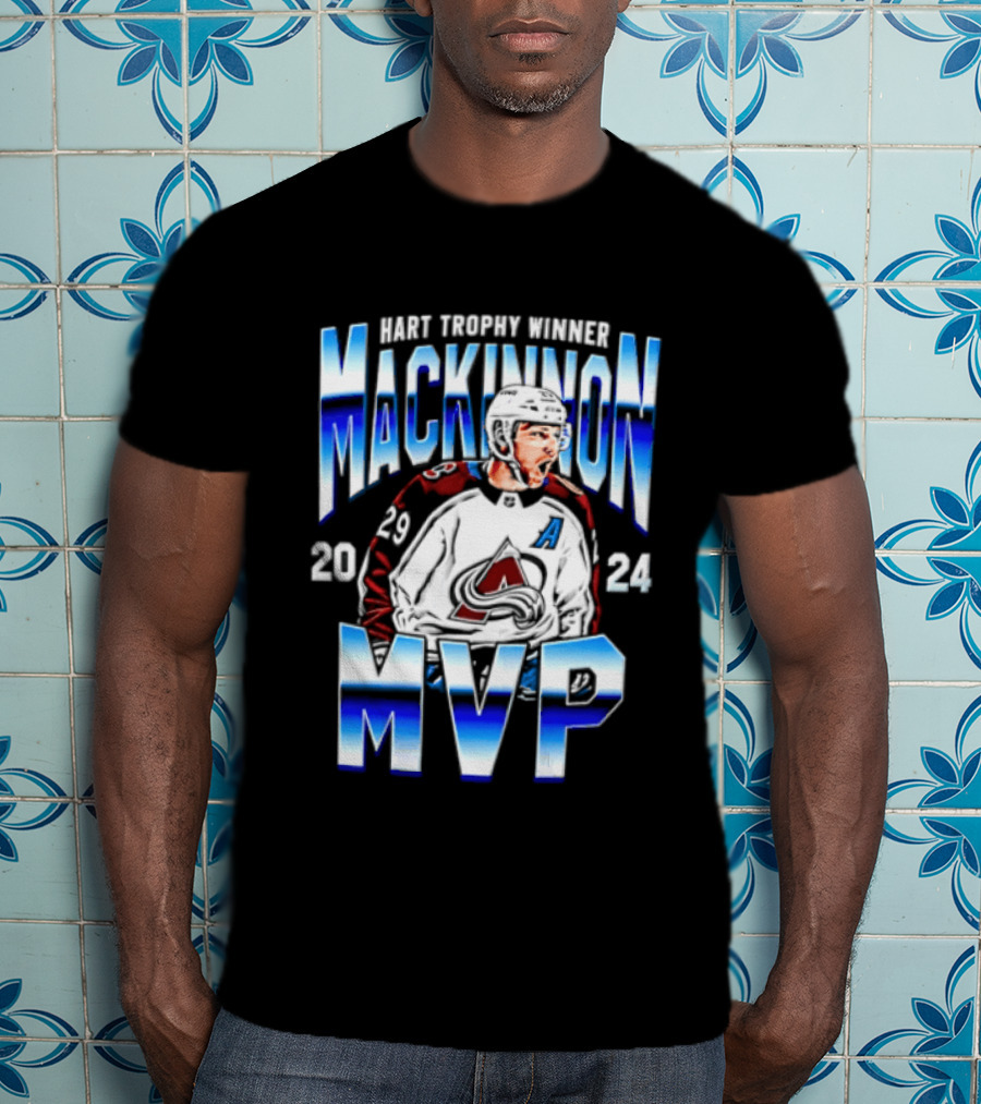 Nathan MacKinnon 2024 Hart Trophy Winner MVP T-Shirt