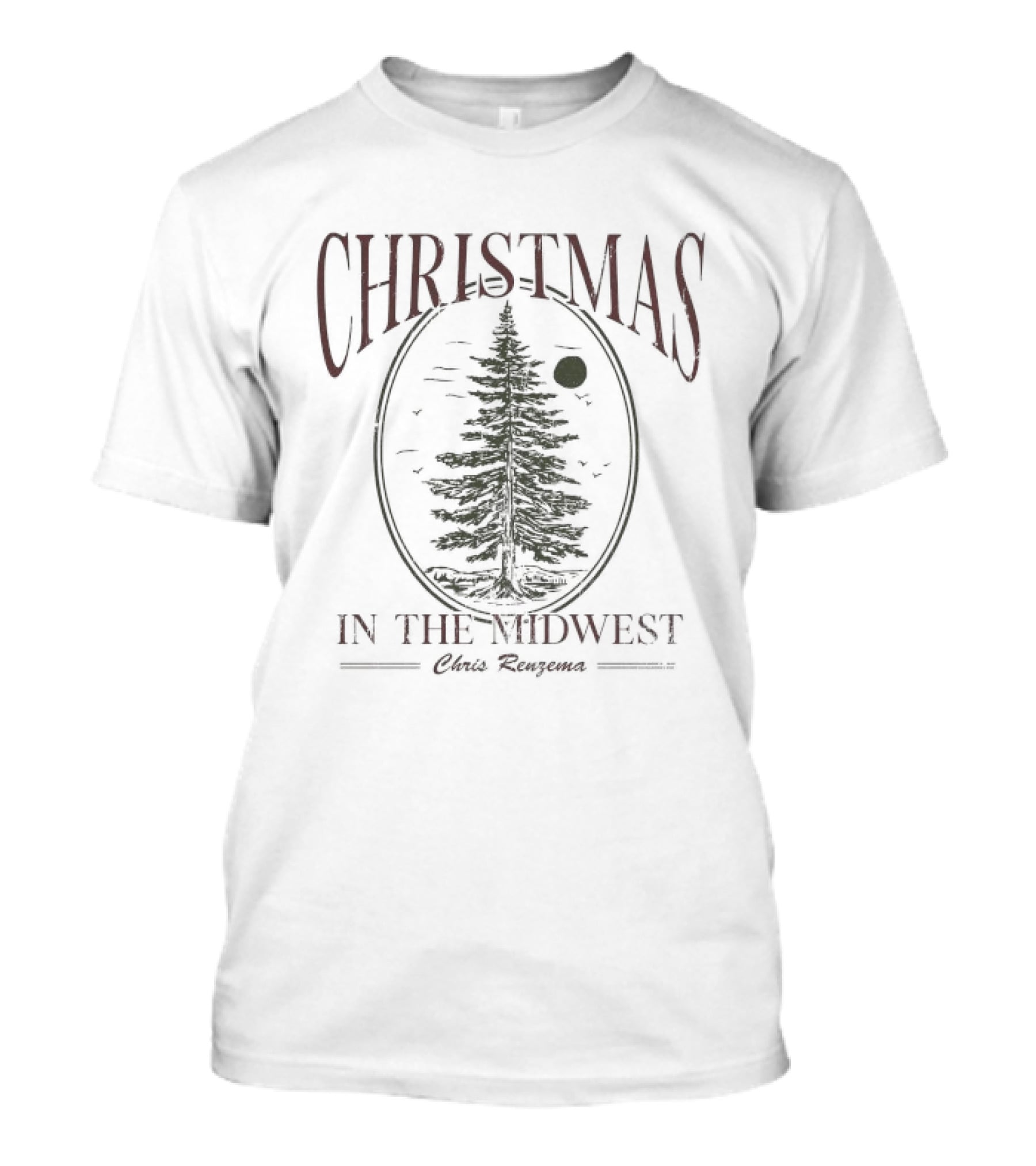 Chris Renzema Midwest Christmas Tree T-Shirt