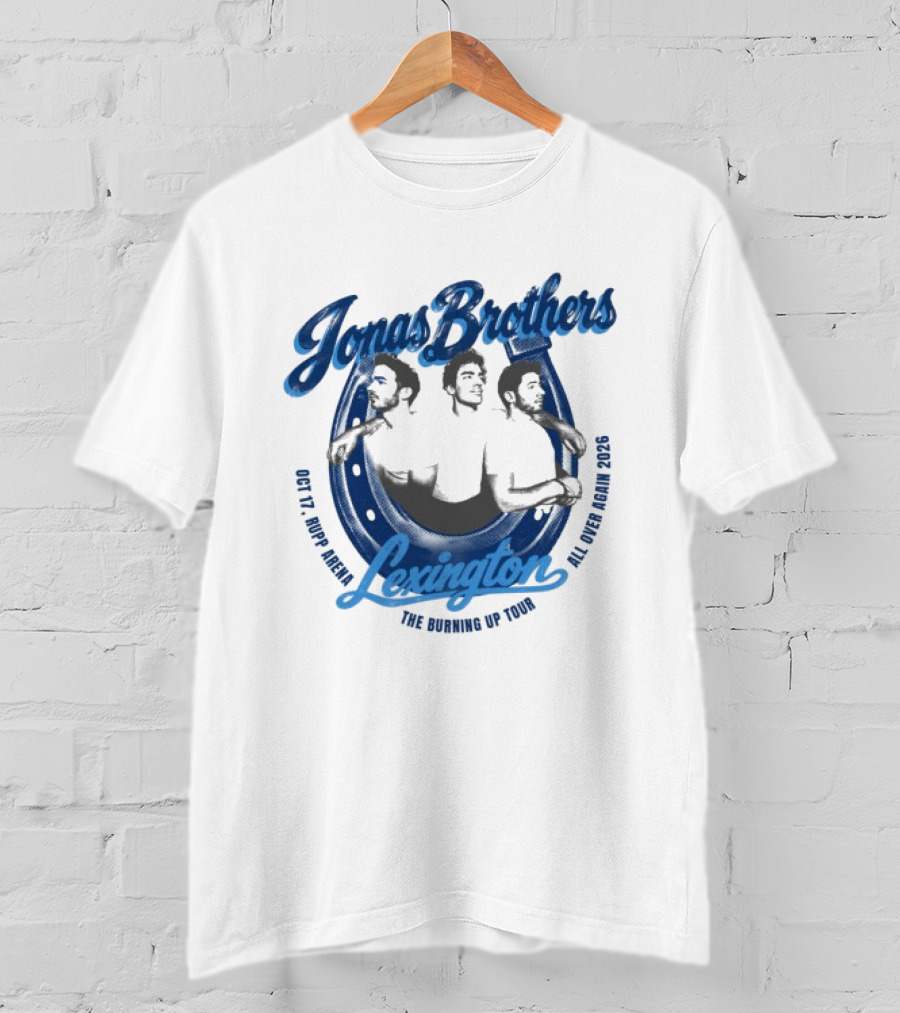 Jonas Brothers Lexington KY Tour Oct 17 2007 Burning Up 2023 T-Shirt