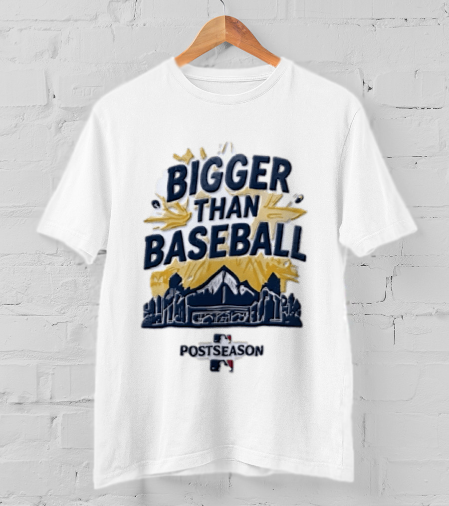 Milwaukee Brewers Bigger Than Baseball Postseason T-Shirt