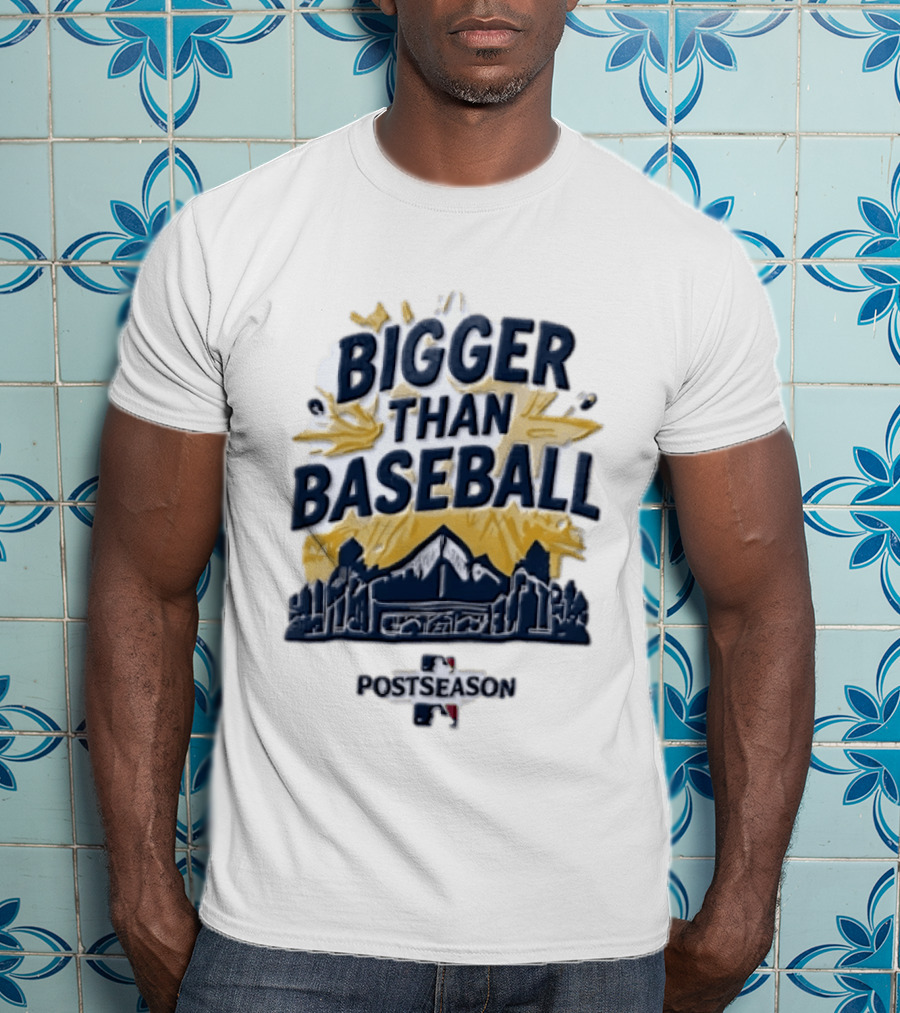 Milwaukee Brewers Bigger Than Baseball Postseason T-Shirt