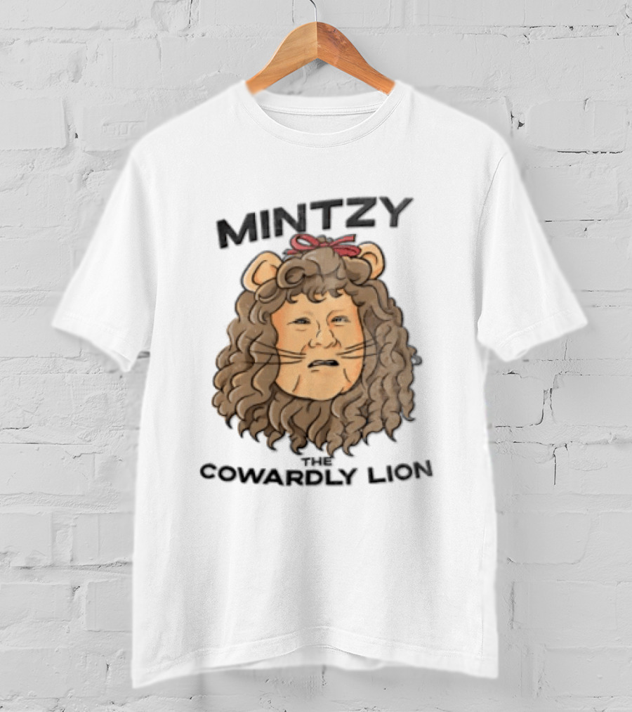 Mintzy The Cowardly Lion Wizard Of Oz T-Shirt