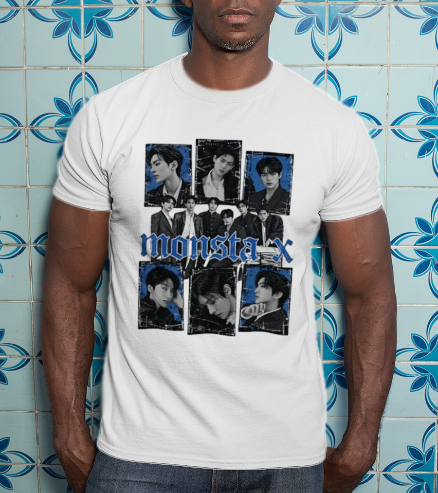 Monsta X World Tour The X Nexus Concert Photos Collage T-Shirt