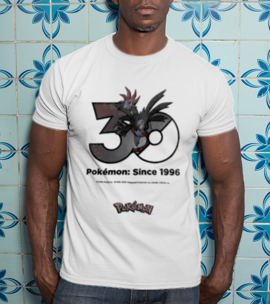 Pokemon Since 1996 Video Game 30th Anniversary Celebration T-Shirt