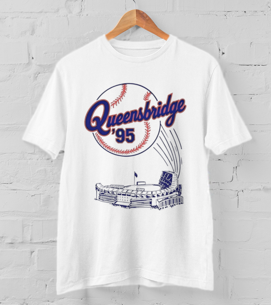 Queensbridge '95 New York Stadium Baseball 1995 T-Shirt