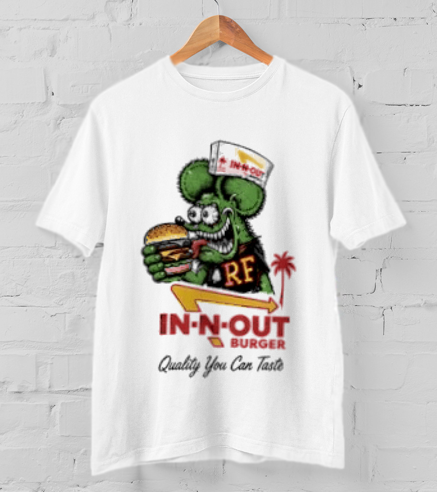 Rat Fink In N Out Burger Quality You Can Taste Collaboration T-Shirt