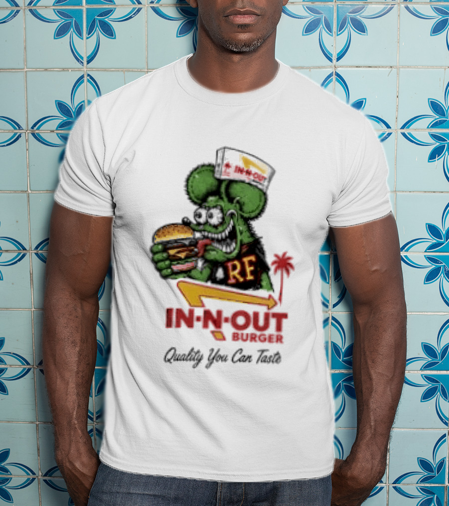 Rat Fink In N Out Burger Quality You Can Taste Collaboration T-Shirt