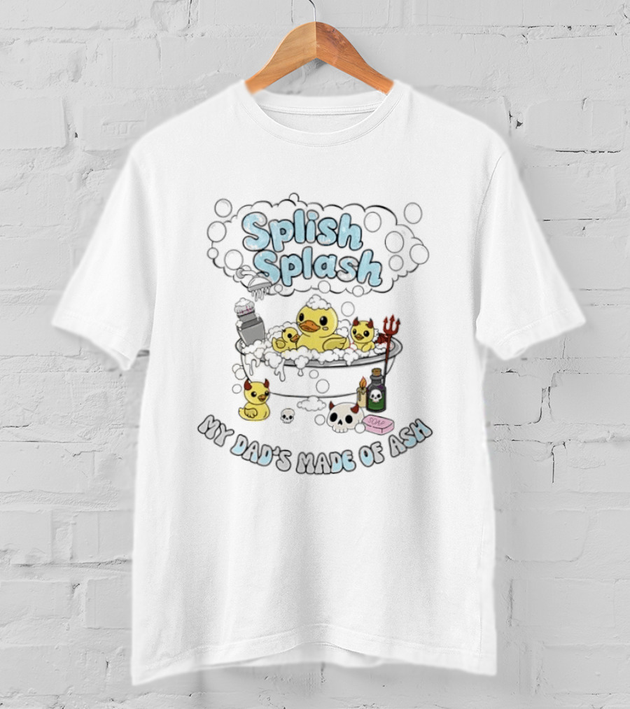 Splish Splash Rubber Duck Bath With Skull And Soap T-Shirt
