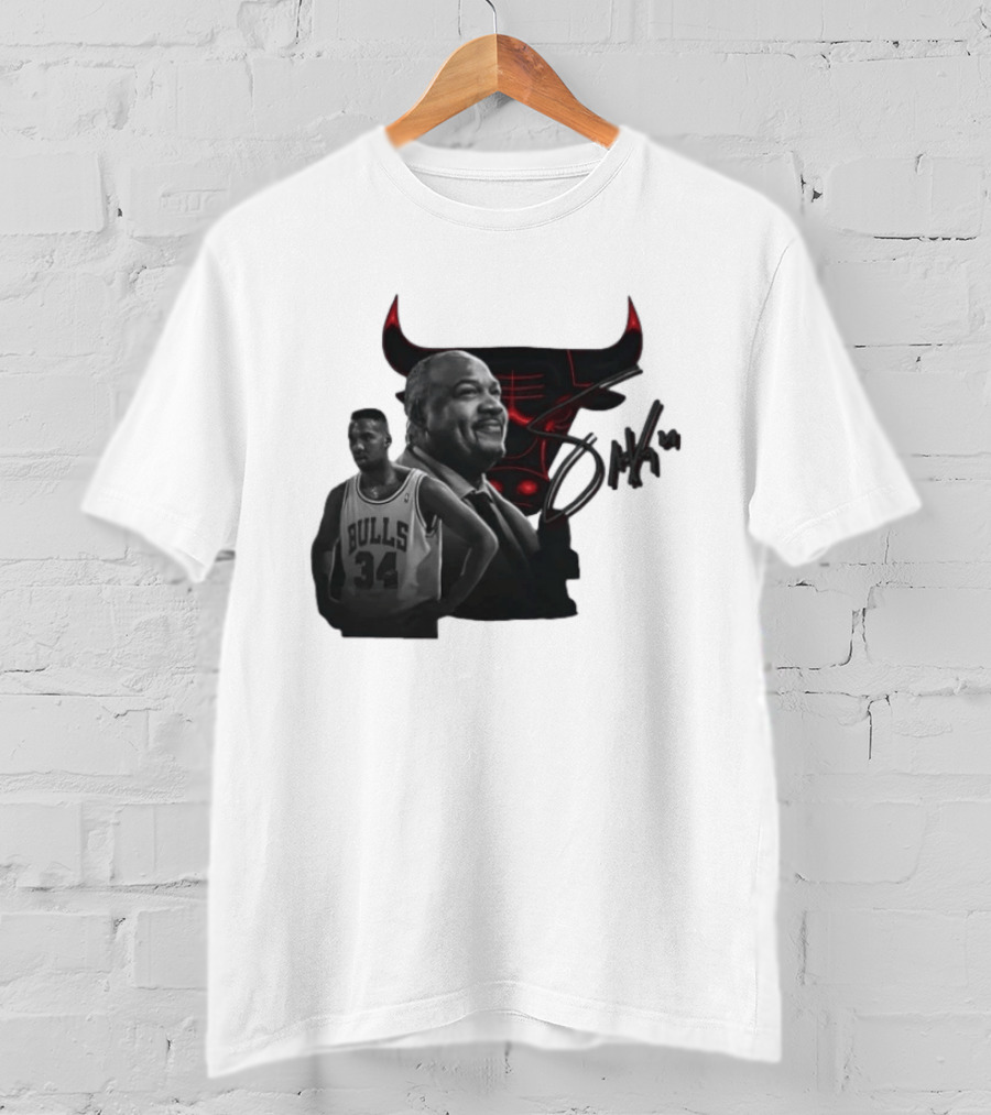 Stacey King Chicago Bulls Legend 34 Bulls T-Shirt
