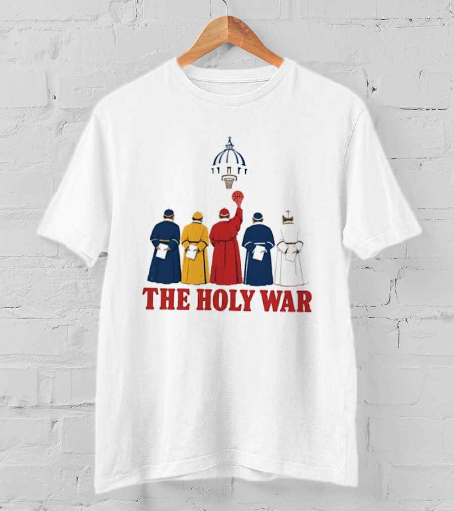 The Holy War Basketball Clergy Team Colors Basketball Dunk T-Shirt
