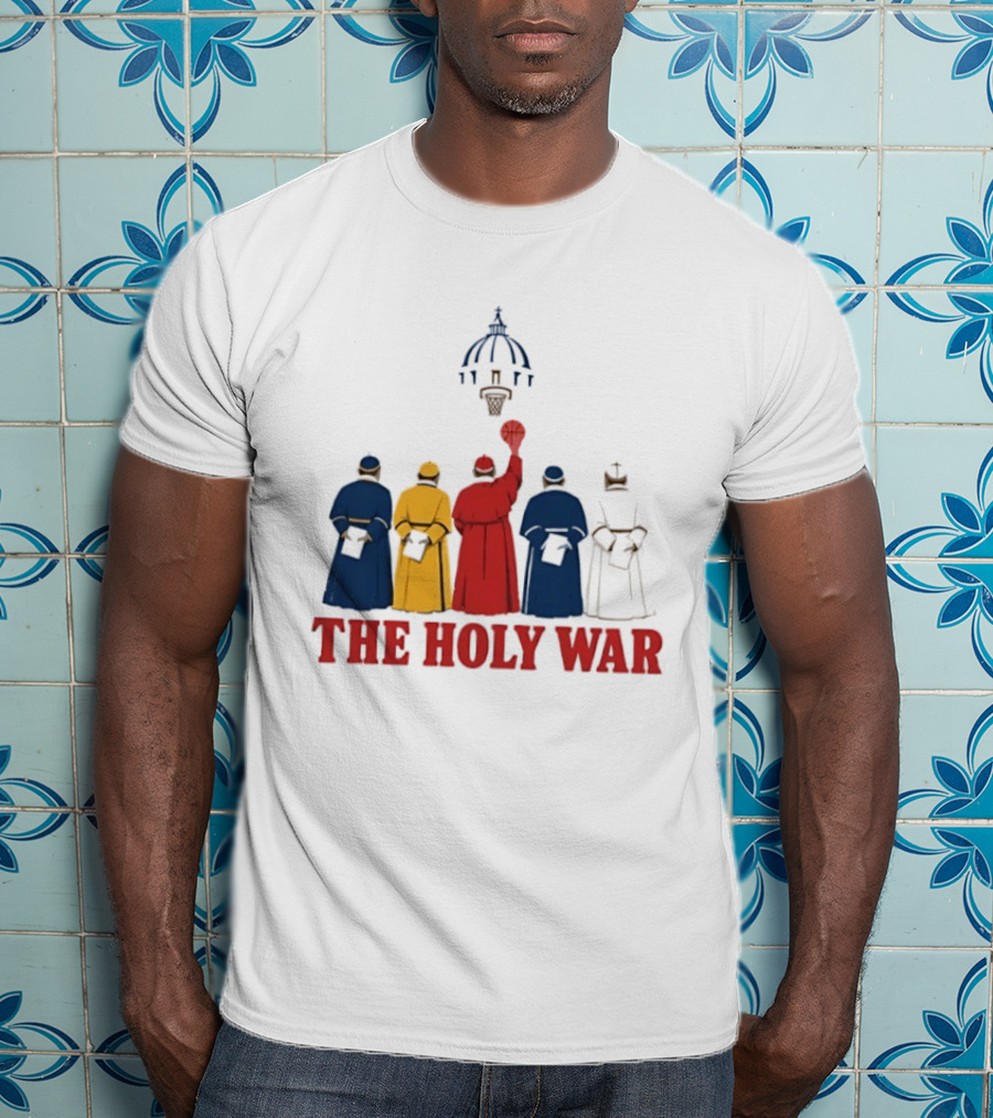 The Holy War Basketball Clergy Team Colors Basketball Dunk T-Shirt