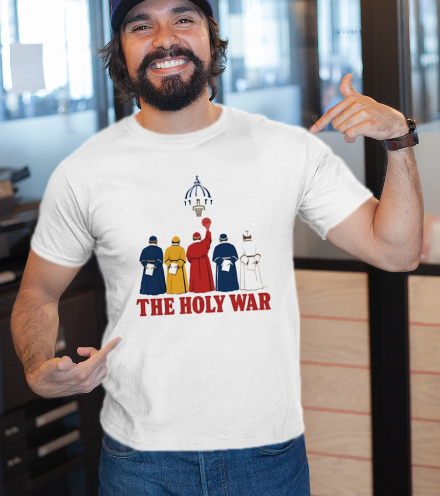 The Holy War Basketball Clergy Team Colors Basketball Dunk T-Shirt