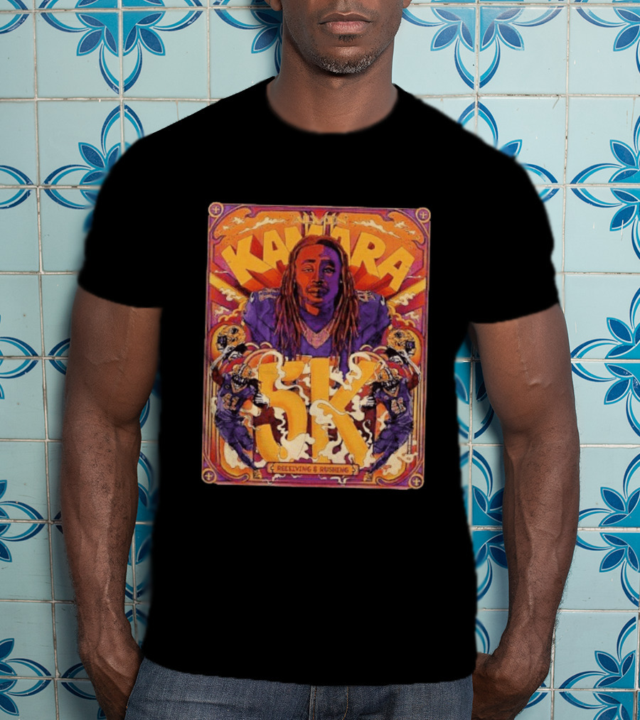 Kamara 5K Receiving & Rushing New Orleans Saints T-Shirt