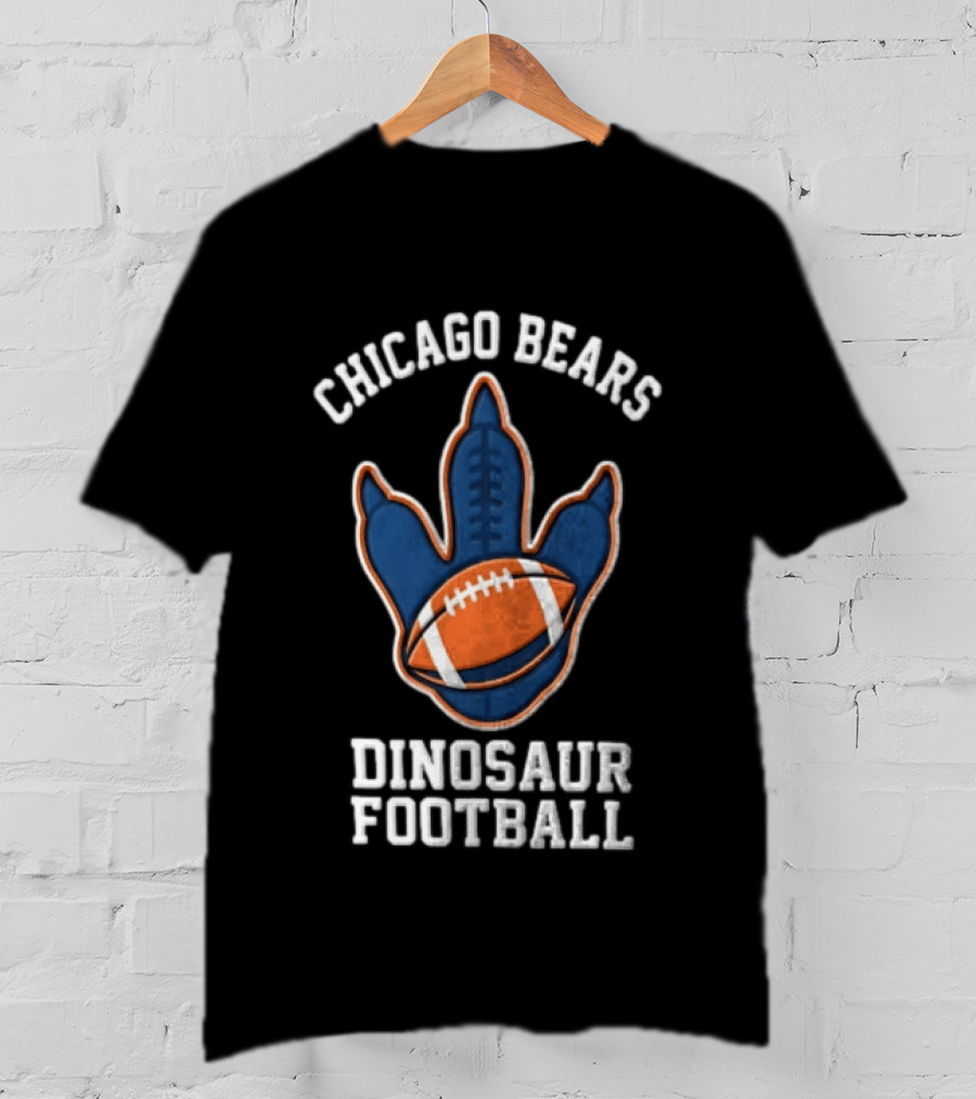 Chicago Bears Dinosaur Football Big Roars Malik Muhammad T-Shirt
