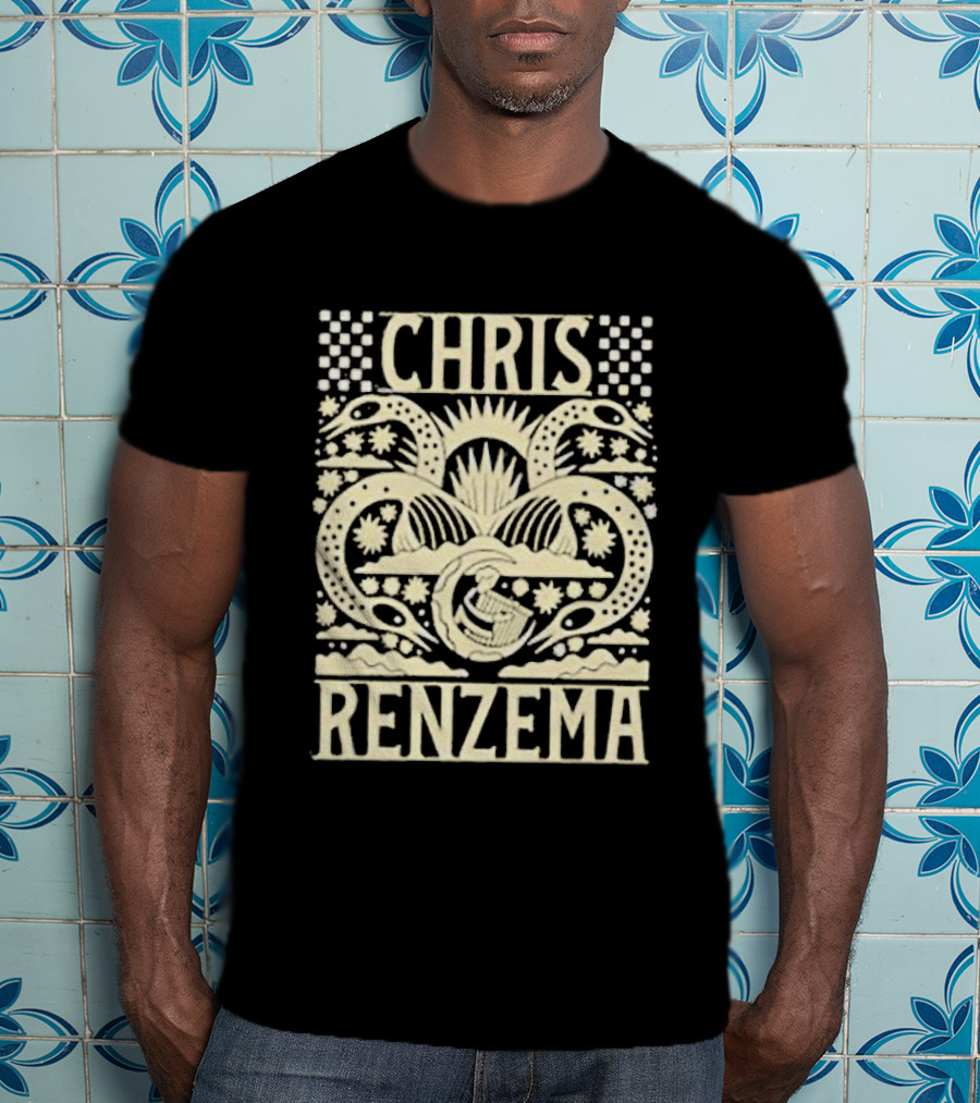 Chris Renzema Harp Floral Twin Serpents T-Shirt