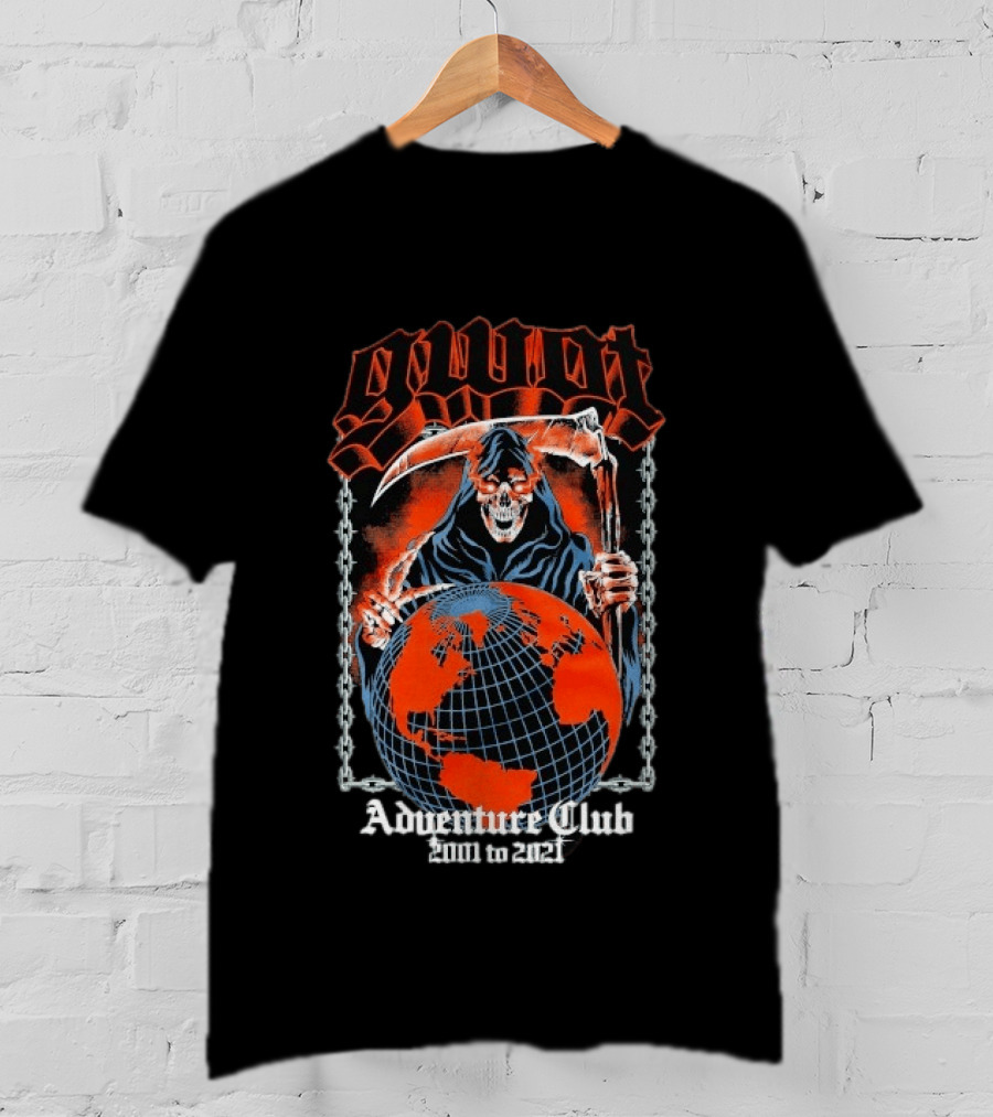 GWOT Adventure Club Grim Reaper 2001 To 2021 Global T-Shirt