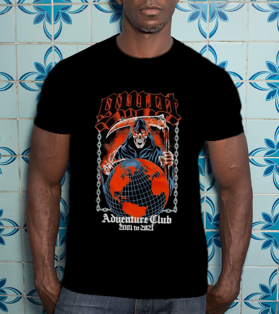 GWOT Adventure Club Grim Reaper 2001 To 2021 Global T-Shirt