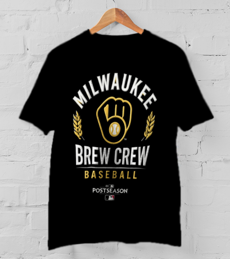 Milwaukee Brew Crew Baseball Postseason MLB T-Shirt