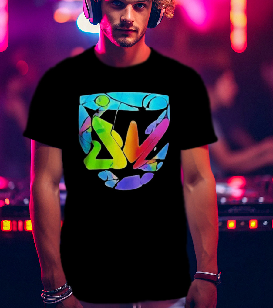 Nice France Riots 2026 Micromania Store Manager Viral Multicolor Abstract T-Shirt