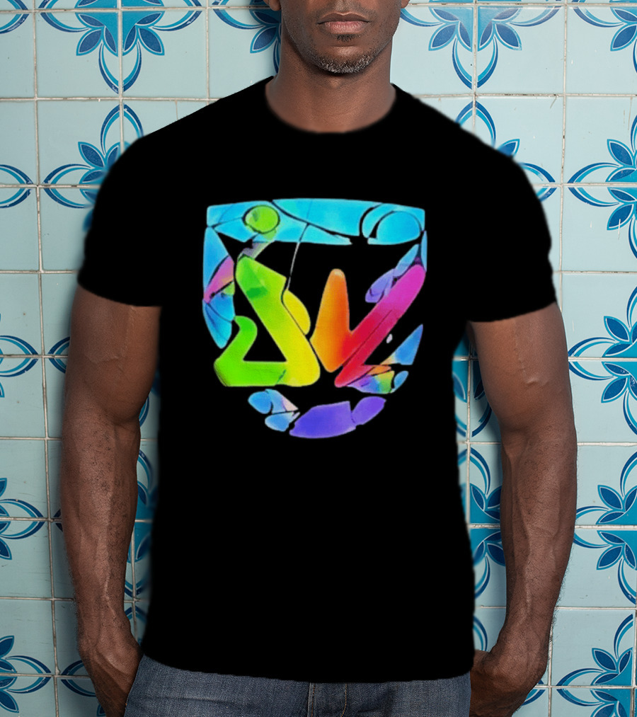 Nice France Riots 2026 Micromania Store Manager Viral Multicolor Abstract T-Shirt