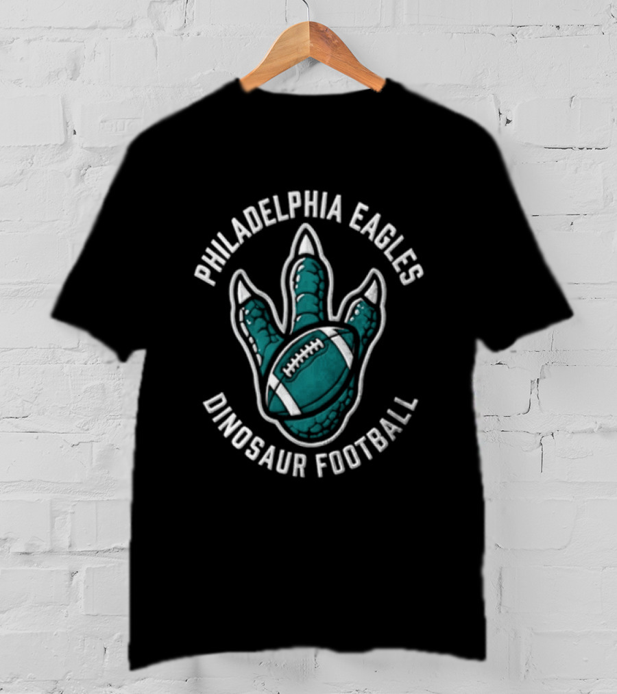 Philadelphia Eagles Dinosaur Football Big Roars T-Shirt