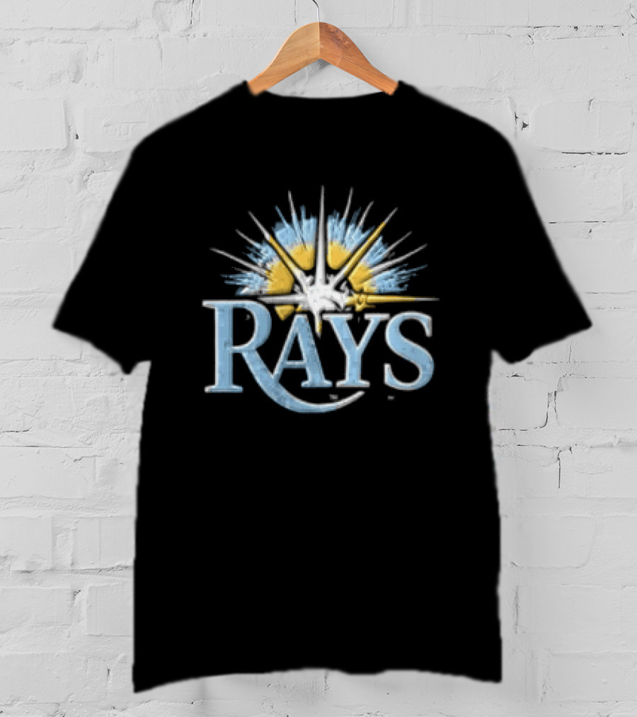 Tampa Bay Rays Sunburst Postseason Baseball Rays T-Shirt