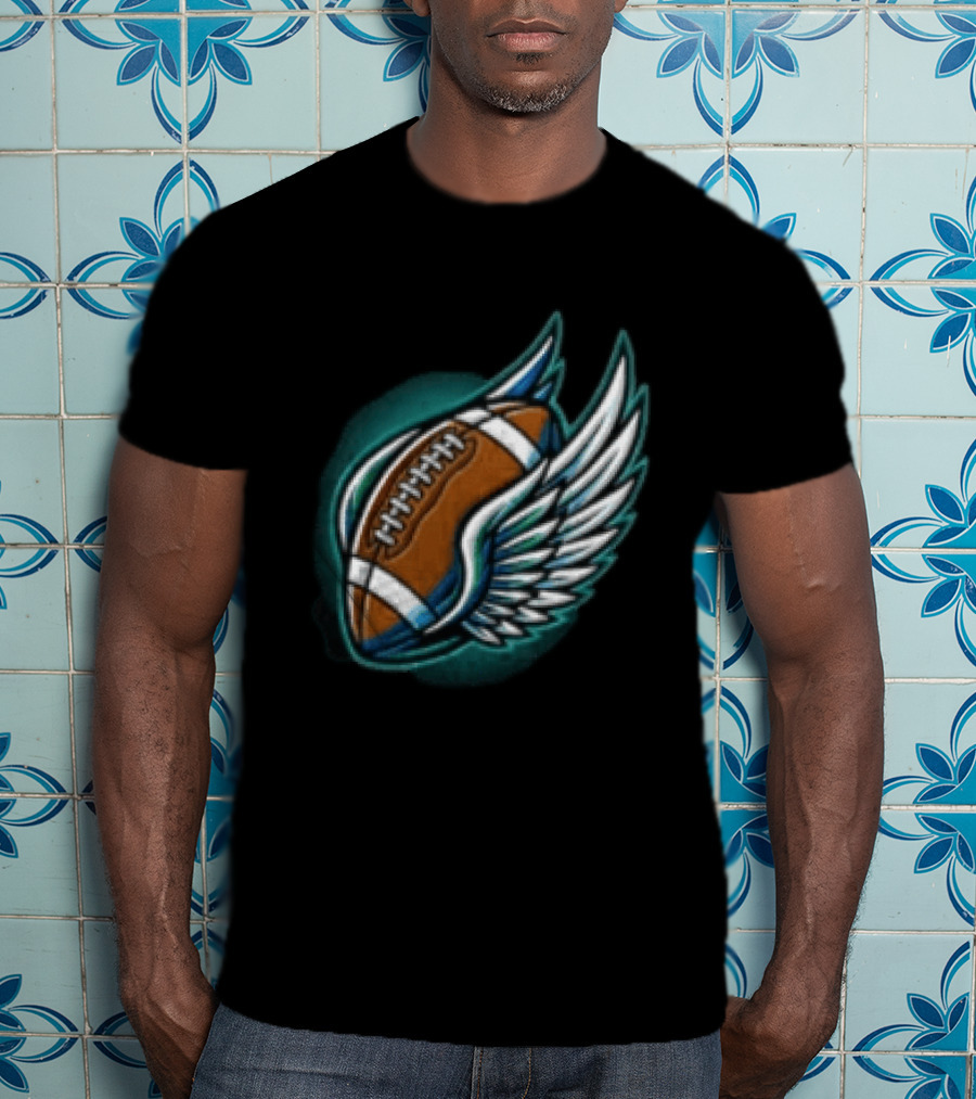 Tennessee Titans Wings Of Victory Eagle Football Lightning Stadium T-Shirt