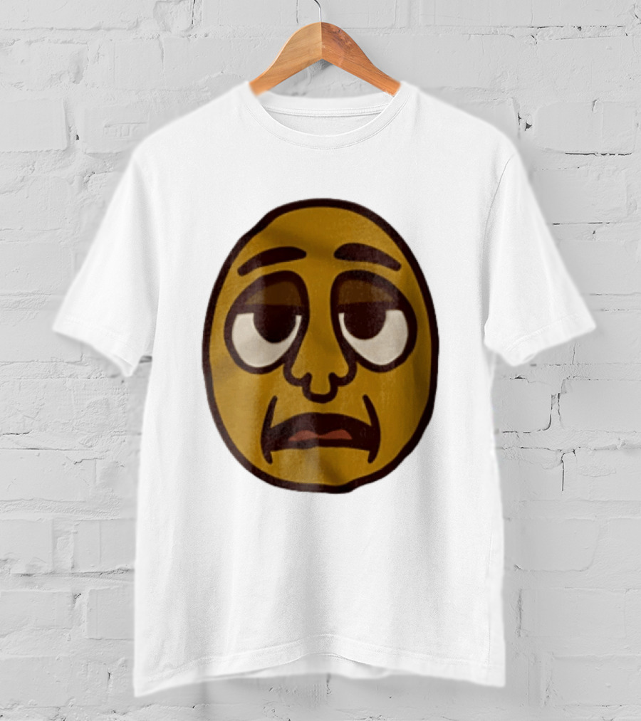 Tired Exhausted Emoji Face Meme Expression T-Shirt