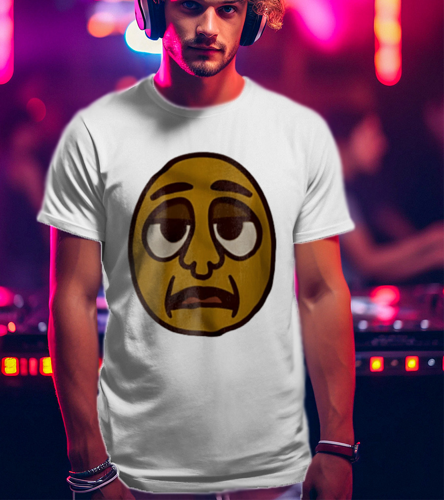 Tired Exhausted Emoji Face Meme Expression T-Shirt