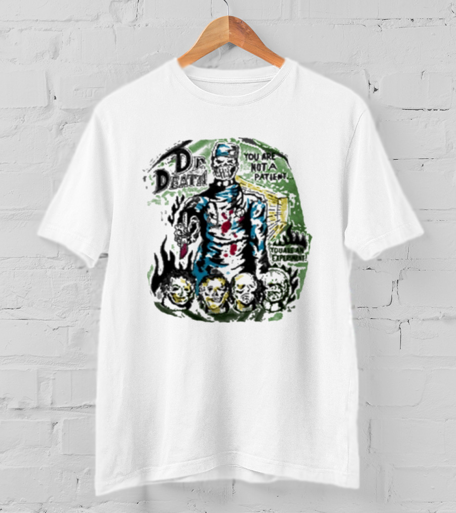 Dr. Death III You Are Not A Dream Warren Lotas Skulls T-Shirt