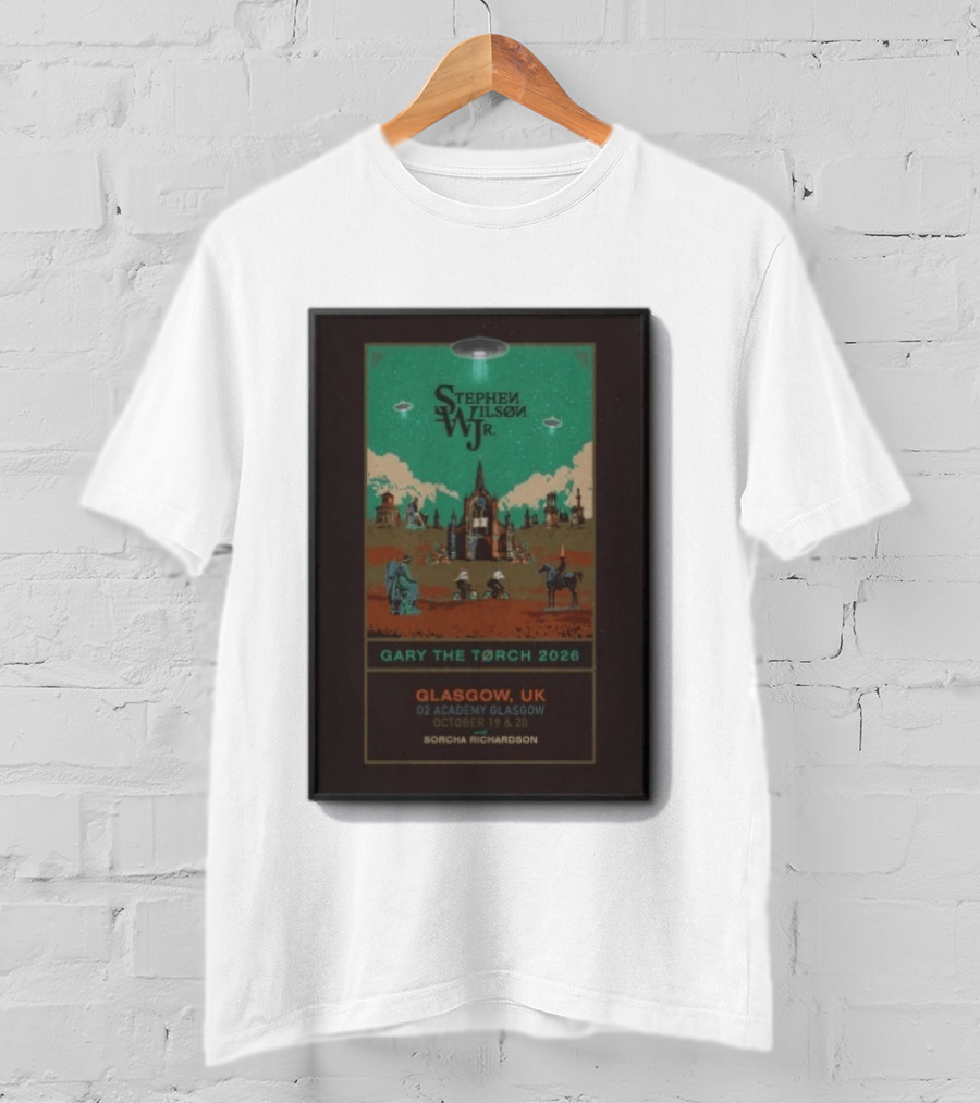 Stephen Wilson Jr. Gary The Torch 2026 Glasgow UK 02 Academy October 19 20 Sorcha Richardson T-Shirt