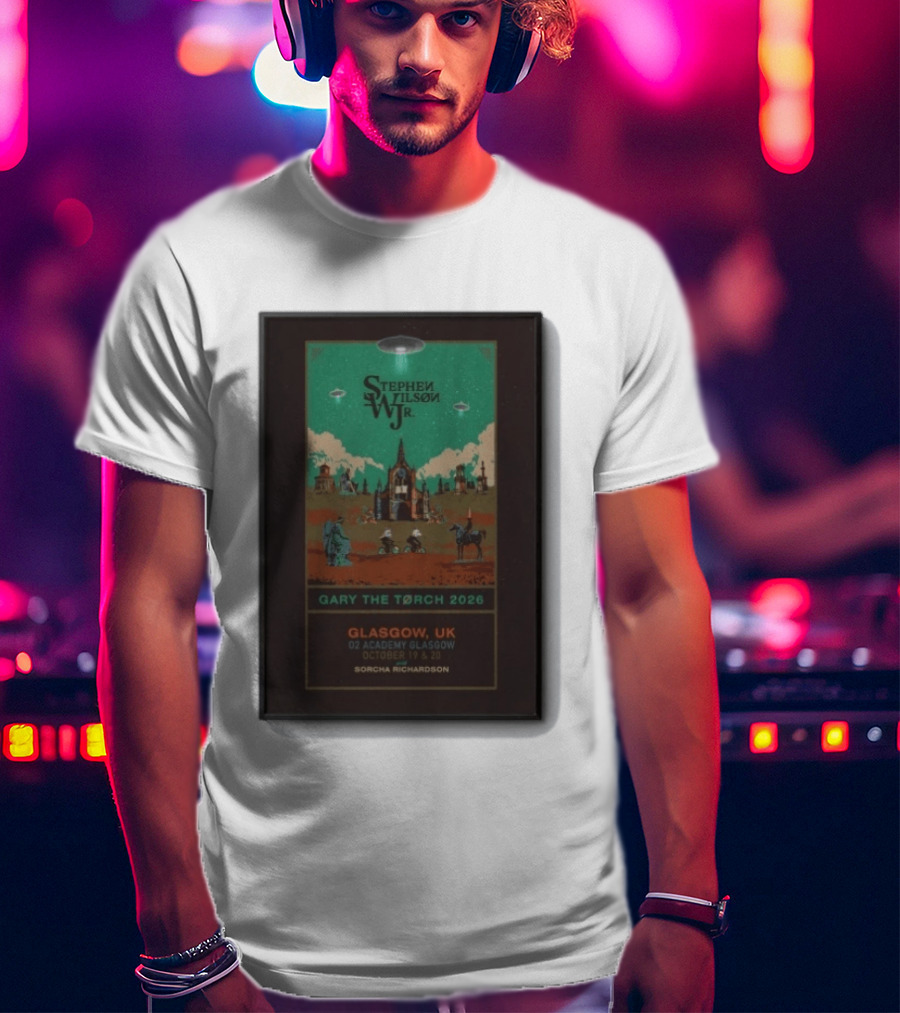 Stephen Wilson Jr. Gary The Torch 2026 Glasgow UK 02 Academy October 19 20 Sorcha Richardson T-Shirt