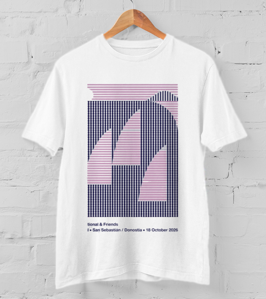 The National And Friends Kursaal San Sebastian Donostia Gig October 18 2026 Auditorio Kursaal T-Shirt