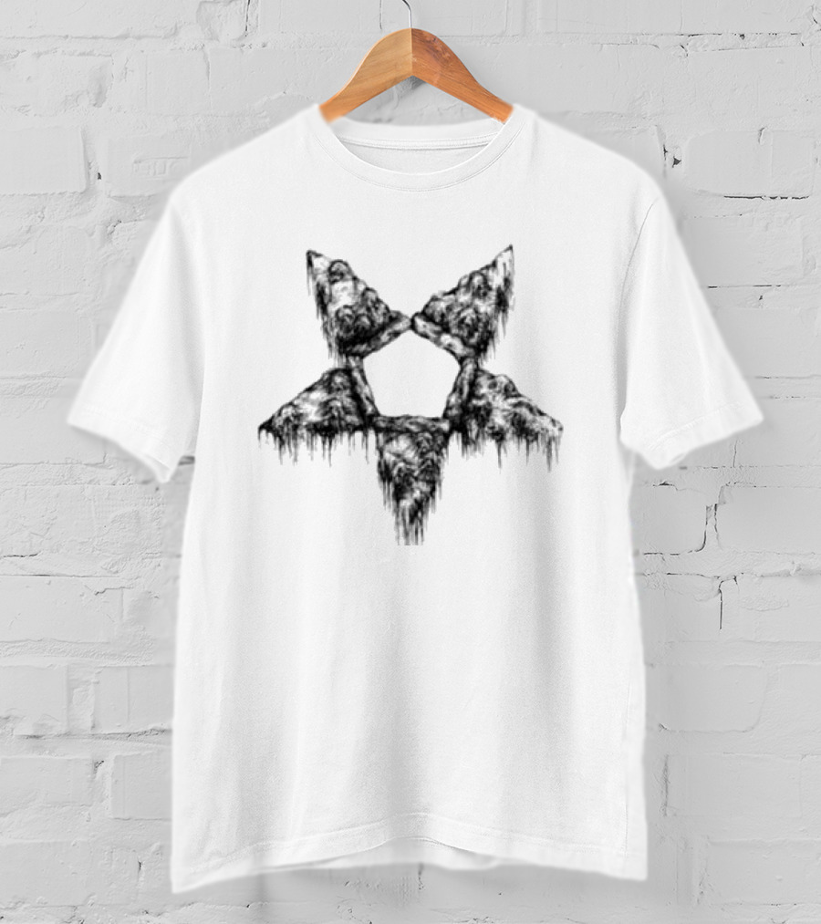Sink Shower Store Pizzagram Demogorgon Star Shape Stranger Things T-Shirt