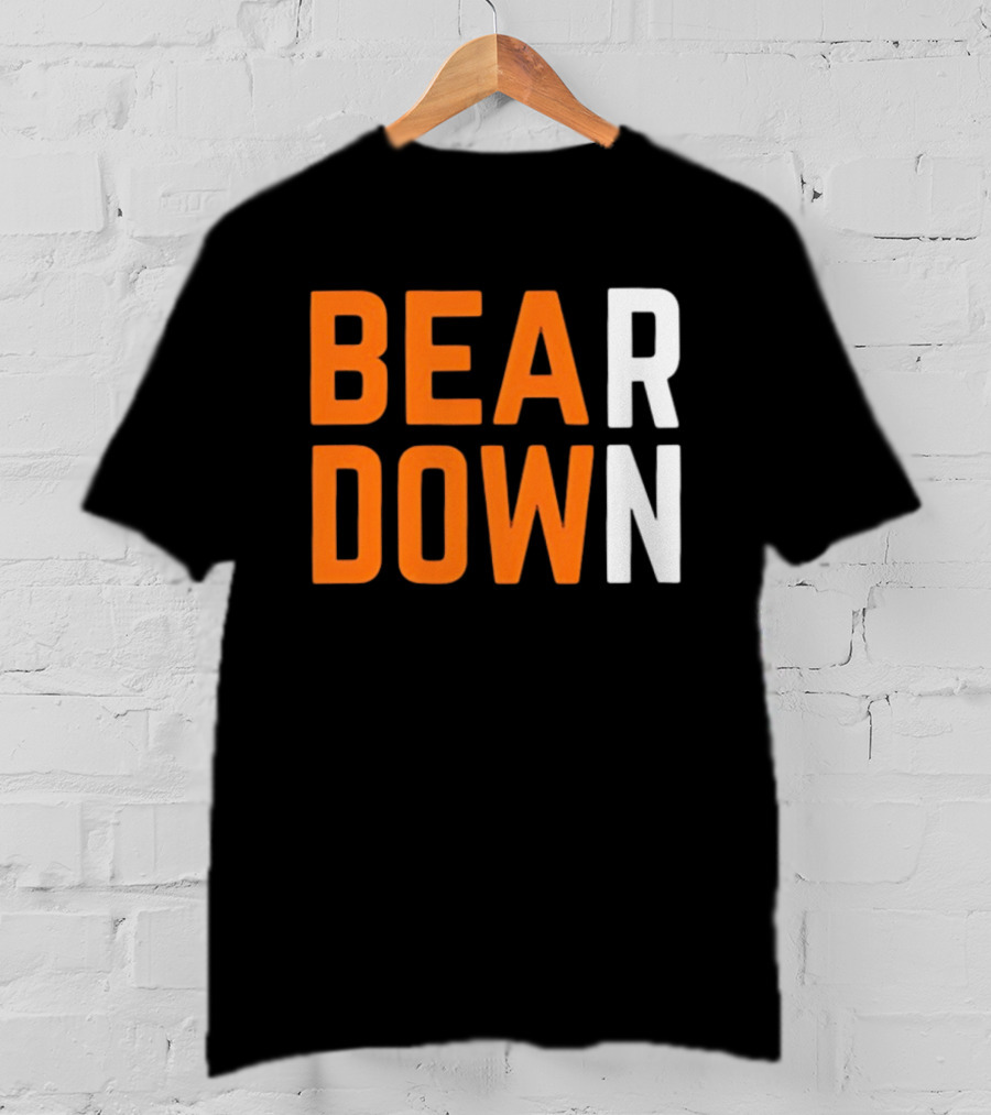 Bear Down Chicago Football Team Spirit T-Shirt