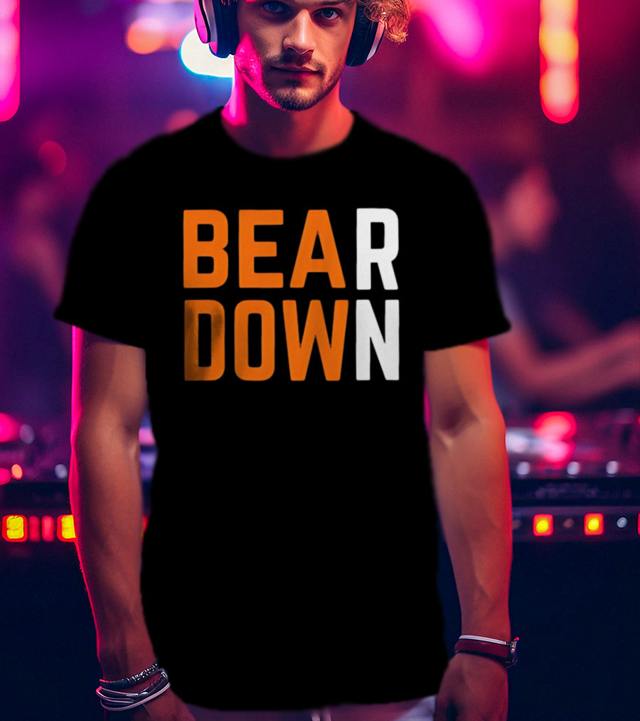 Bear Down Chicago Football Team Spirit T-Shirt