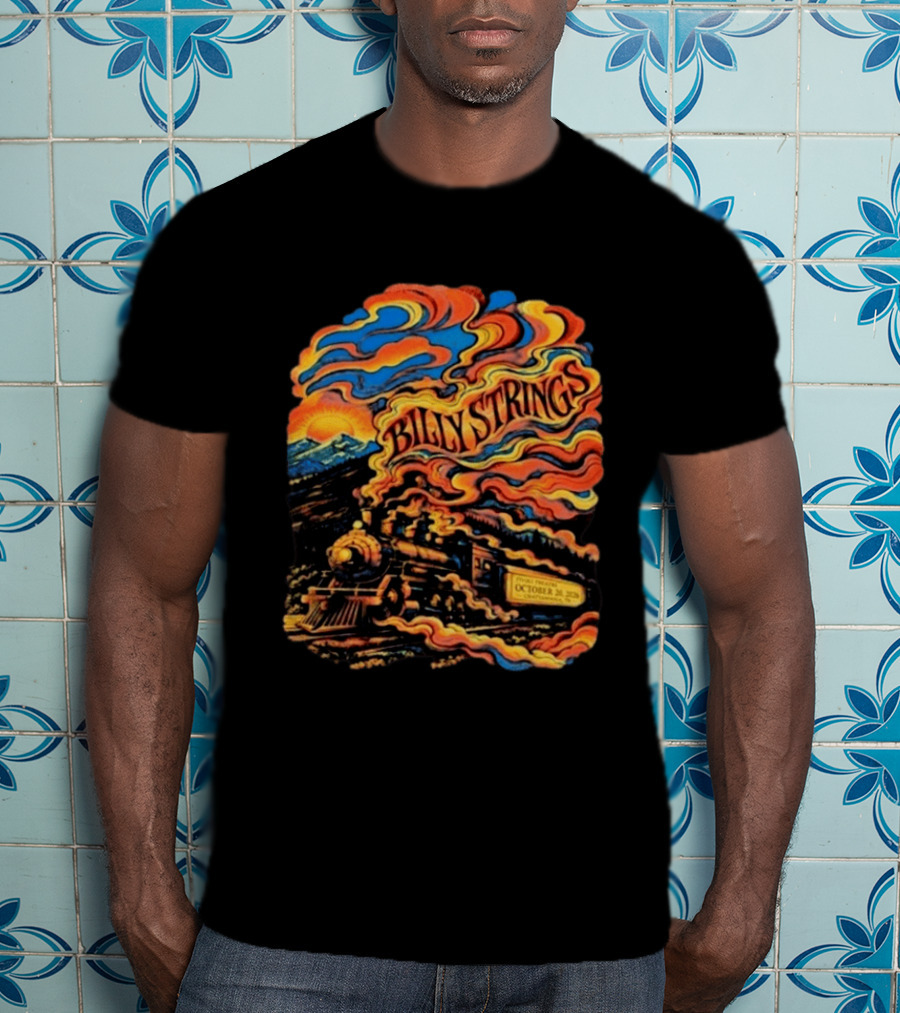 Billy Strings Tivoli Theatre Chattanooga Train Art October 20 2026 T-Shirt