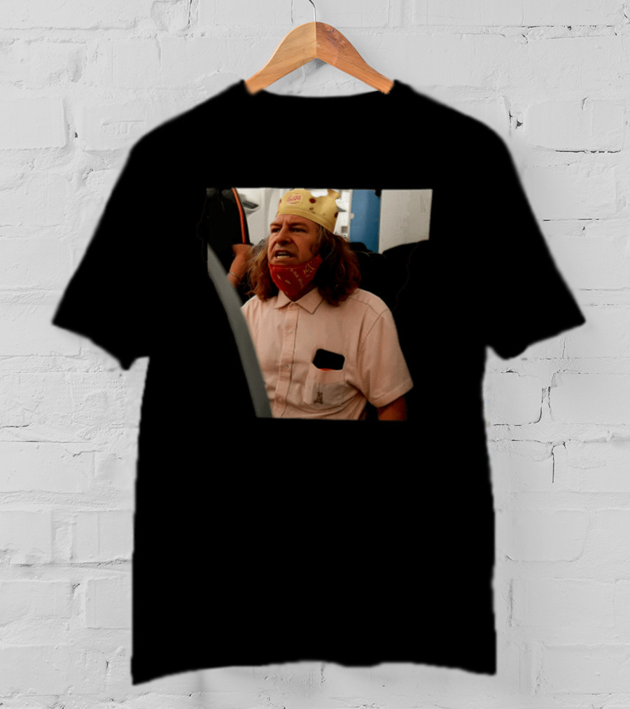Burger King Crown Angry Guy Meme T-Shirt