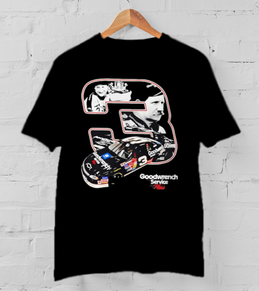 Dale Earnhardt Number 3 Goodwrench Service Plus American Spirit T-Shirt