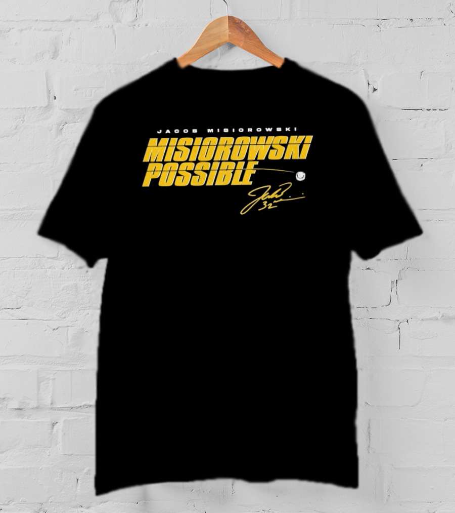 Jacob Misiorowski Misiorowski Possible Milwaukee Brewers Signature T-Shirt