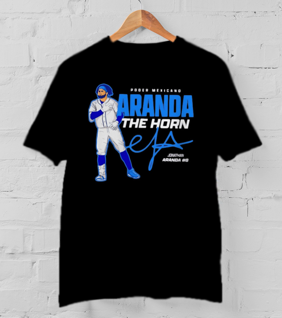 Poder Mexicano Aranda The Horn Jonathan Aranda #9 T-Shirt