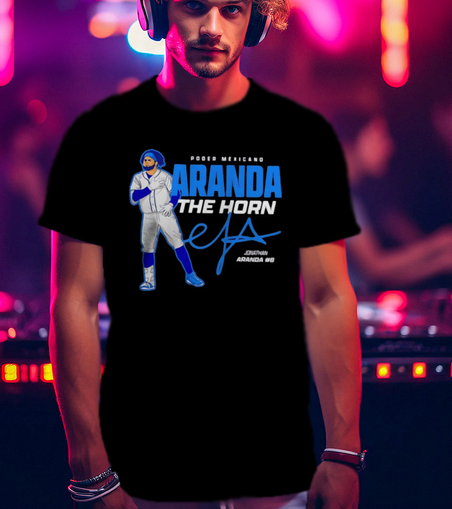 Poder Mexicano Aranda The Horn Jonathan Aranda #9 T-Shirt