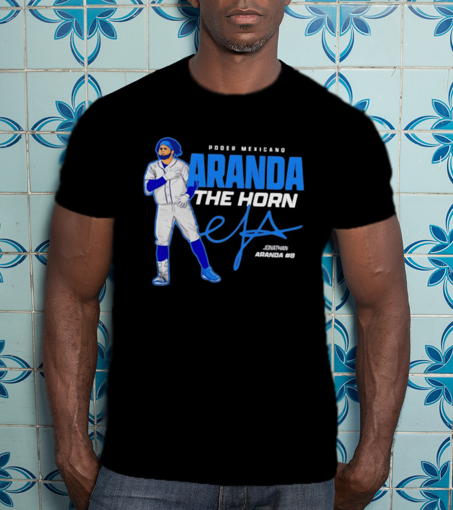 Poder Mexicano Aranda The Horn Jonathan Aranda #9 T-Shirt