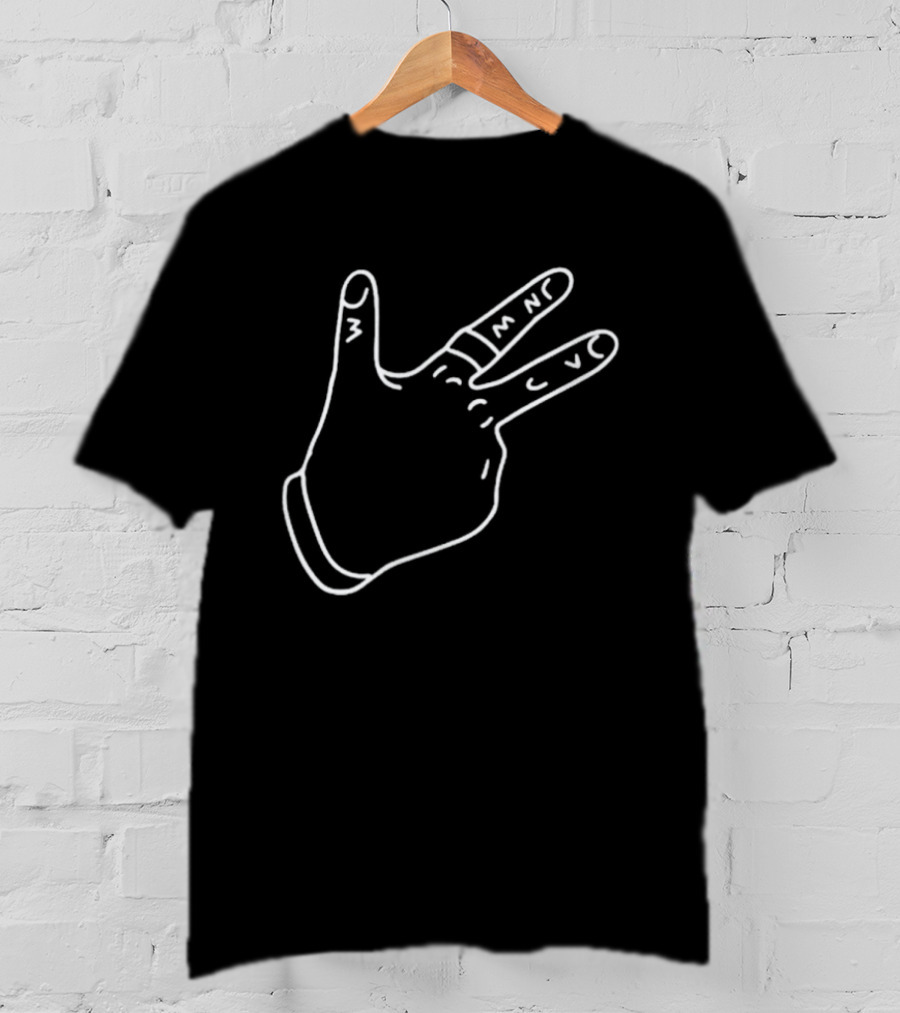 Lingua Franca NYC X Jalen Brunson Peace Hand Gesture T-Shirt